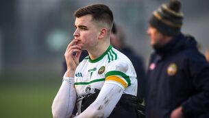 <p>FUMING: Offaly keeper Paddy Dunican</p>