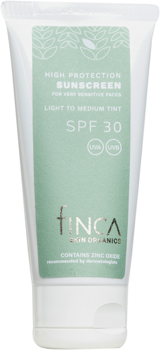 Finca Skin Organics Tinted SPF 30 sunscreen, €30, atfincaskinorganics.com