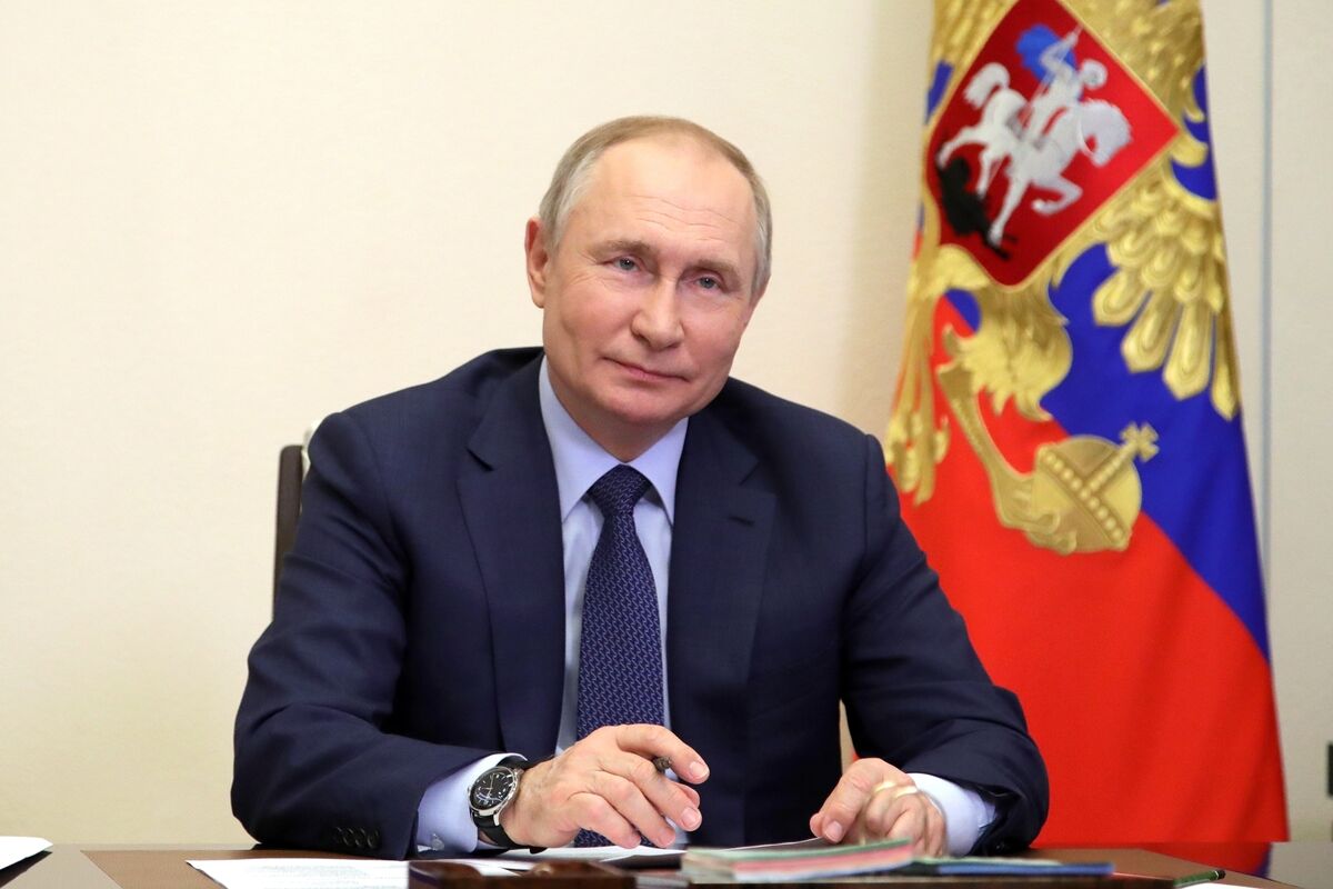 On March 23, Russian president Vladimir Putin announced Russia would accept payments only in roubles for gas deliveries to 'unfriendly countries', including all EU members. Picture: Mikhail Klimentyev, Sputnik, Kremlin Pool Photo via AP