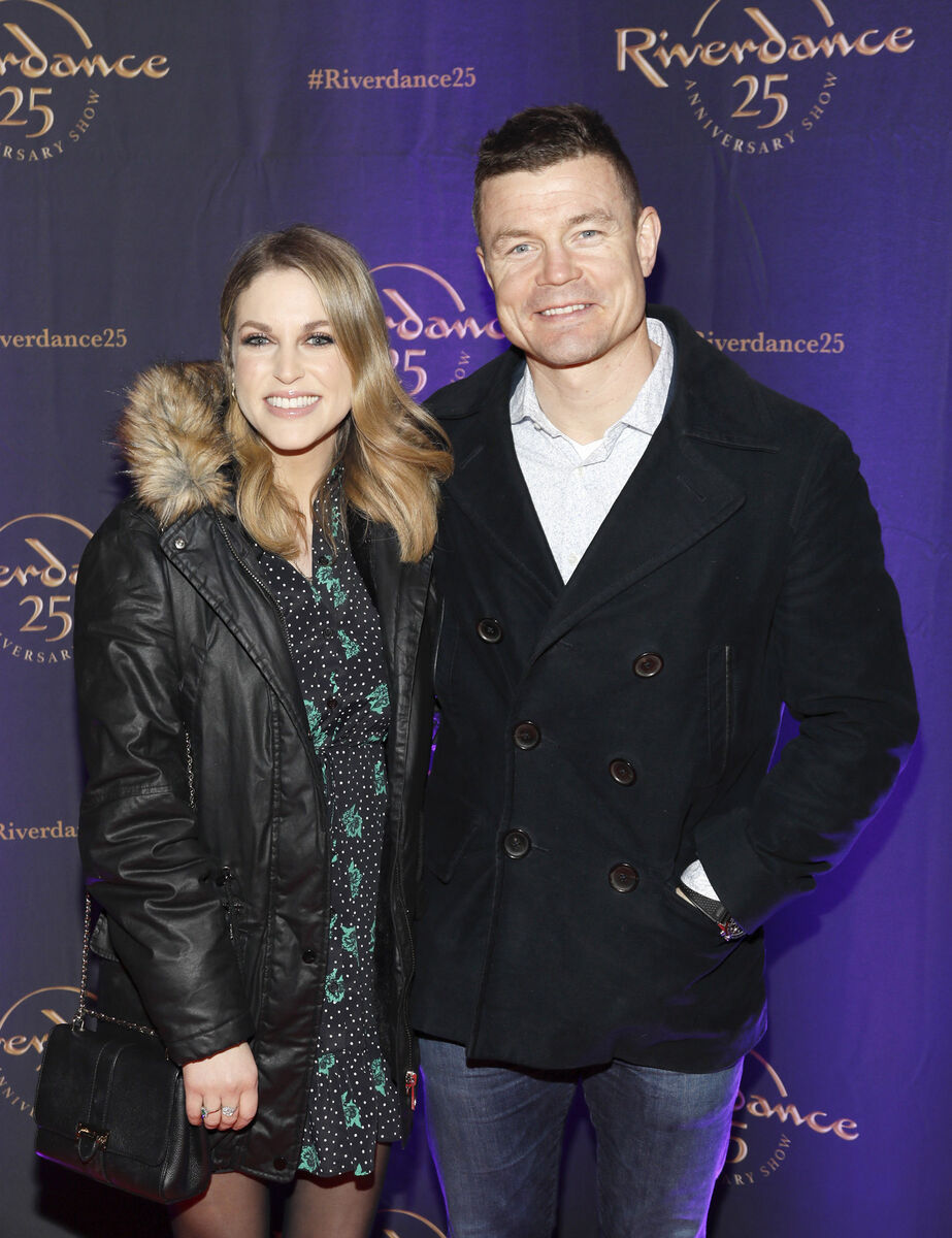 Amy Huberman with hubby Brian O'Driscoll Amy Huberman with hubby Brian O'Driscoll