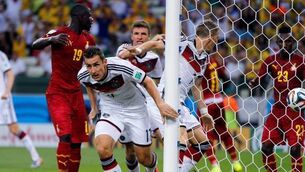 Record-equalling Klose strike leaves Germany and Ghana all square