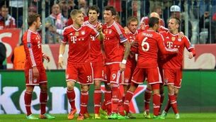 Bayern hit with partial stadium ban for United clash