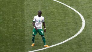 <p>Senegal’s Sadio Mane scored the decisive penalty for Senegal as they beat Egypt (Stefan Kleinowitz/AP)</p>