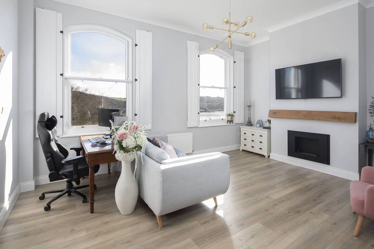 Interior mixes period home proportions and modern comforts