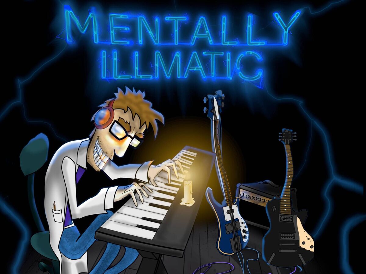 The cover of Mentally Illmatic, created by Rob Carlile himself. The cover of Mentally Illmatic, created by Rob Carlile himself.