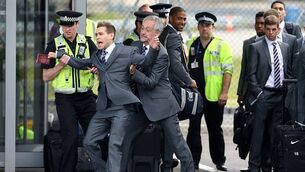 England got a funny send-off for the World Cup