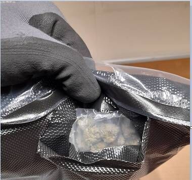 On Wednesday as a result of routine profiling, Revenue officers examining parcels at a warehouse facility at Dublin Airport seized a total of over 6.9kgs of herbal cannabis in two separate operations. On Wednesday as a result of routine profiling, Revenue officers examining parcels at a warehouse facility at Dublin Airport seized a total of over 6.9kgs of herbal cannabis in two separate operations.