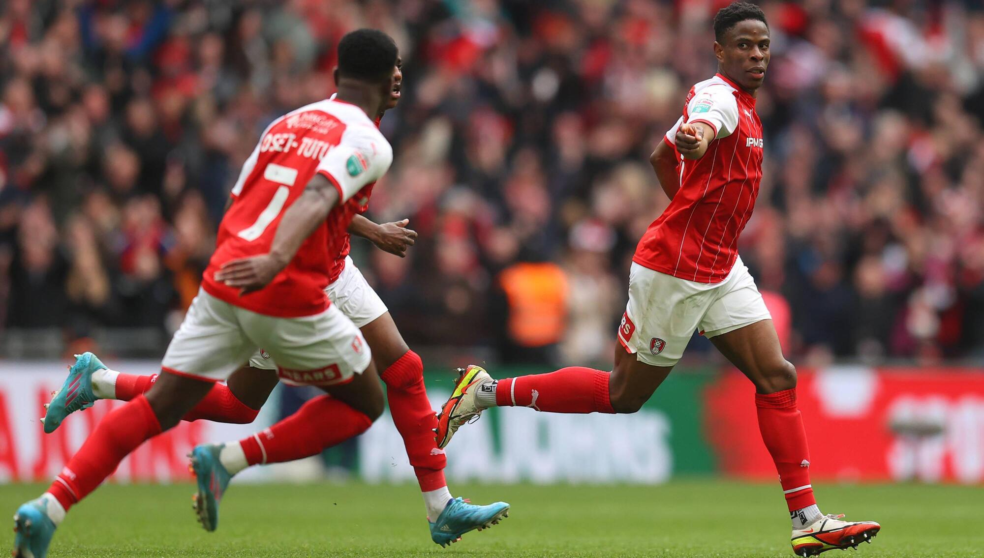 Watch: Ogbene's star continues to shine with Wembley cracker