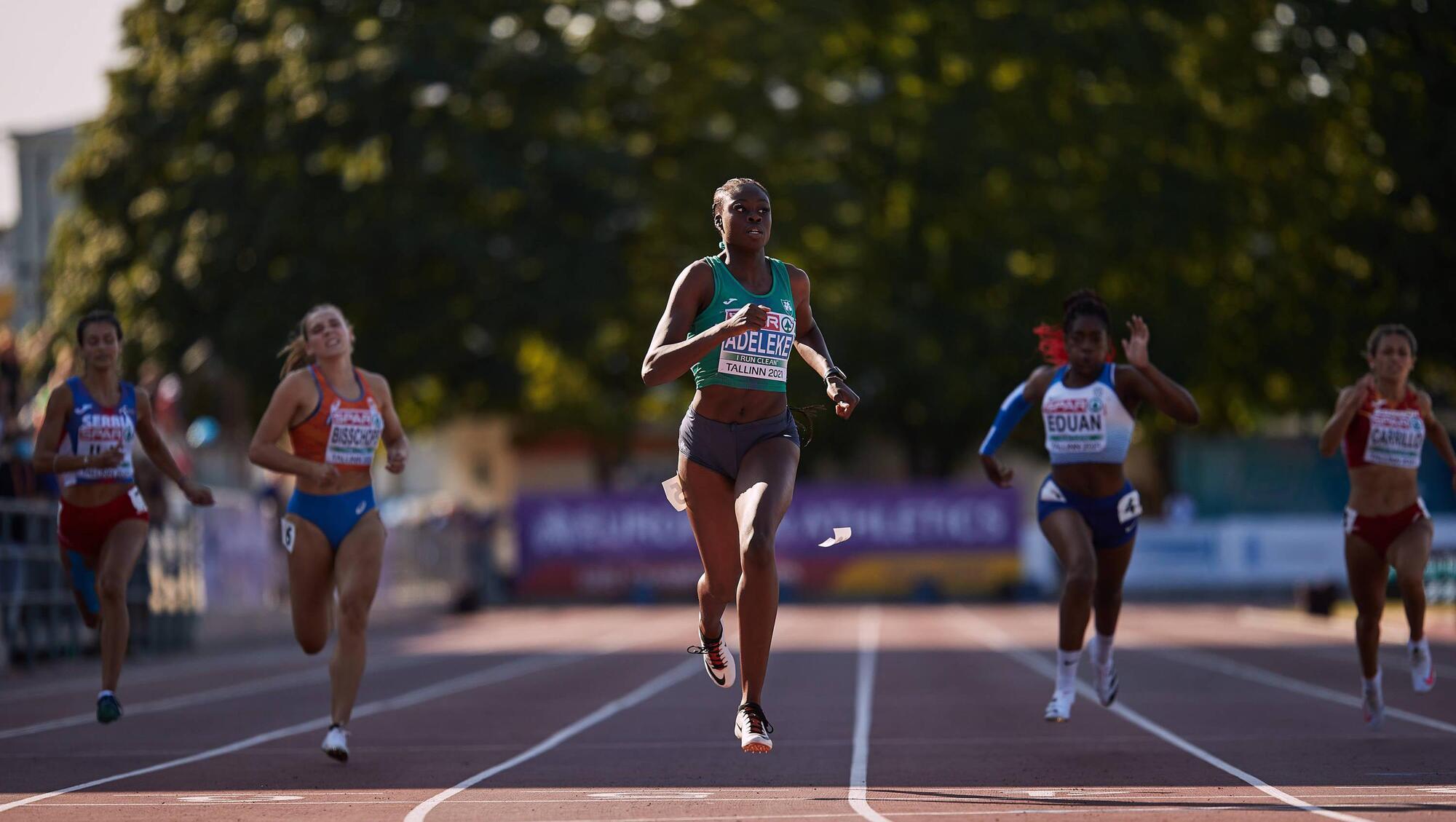 Adeleke smashes Irish 200m record in Texas