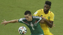 Mexico take three points in rain-soaked Natal