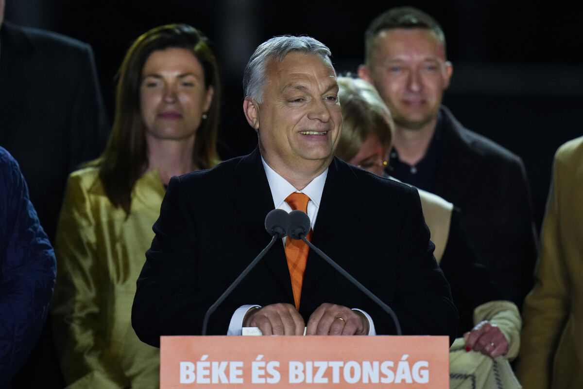 Hungary's Prime Minister, Viktor Orbán, won by telling Hungarians that he would keep them out of this war — and that their heating bills would stay low due to his sweet gas deals with Putin. Photo: AP/Petr David Josek