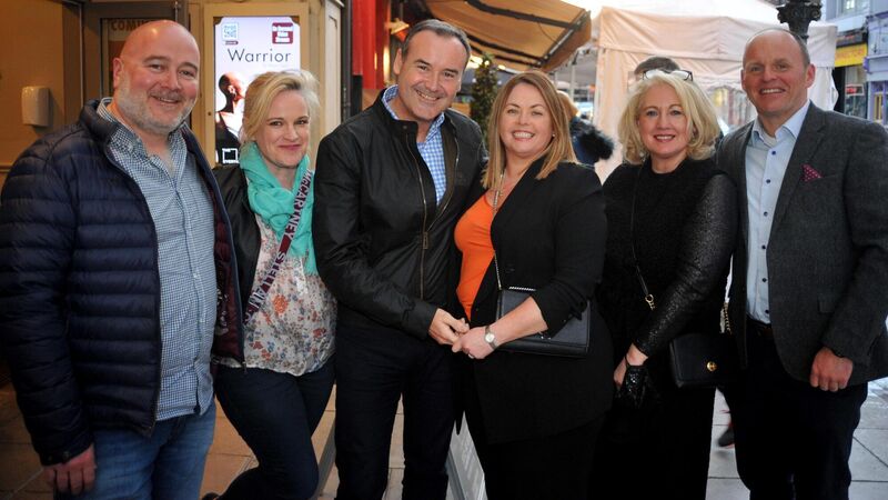 Attendees at An Evening With Reggie included Danny and Maeve Cahill, Douglas; Liam and Rachel Harrington, Cobh; and Blaithin and Colman Shanley, Ballinlough. Picture: Larry Cummins Attendees at An Evening With Reggie included Danny and Maeve Cahill, Douglas; Liam and Rachel Harrington, Cobh; and Blaithin and Colman Shanley, Ballinlough. Picture: Larry Cummins