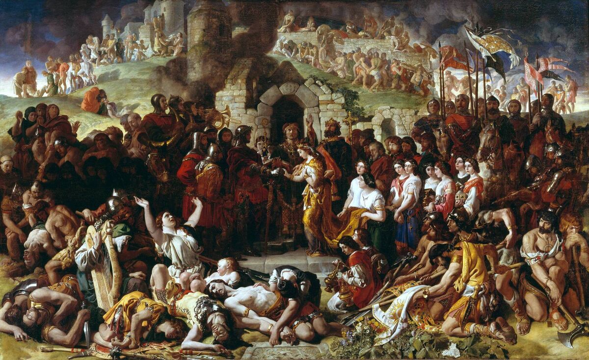The Marriage of Strongbow and Aoife, by Daniel Maclise, c.1854.  Picture: National Gallery of Ireland