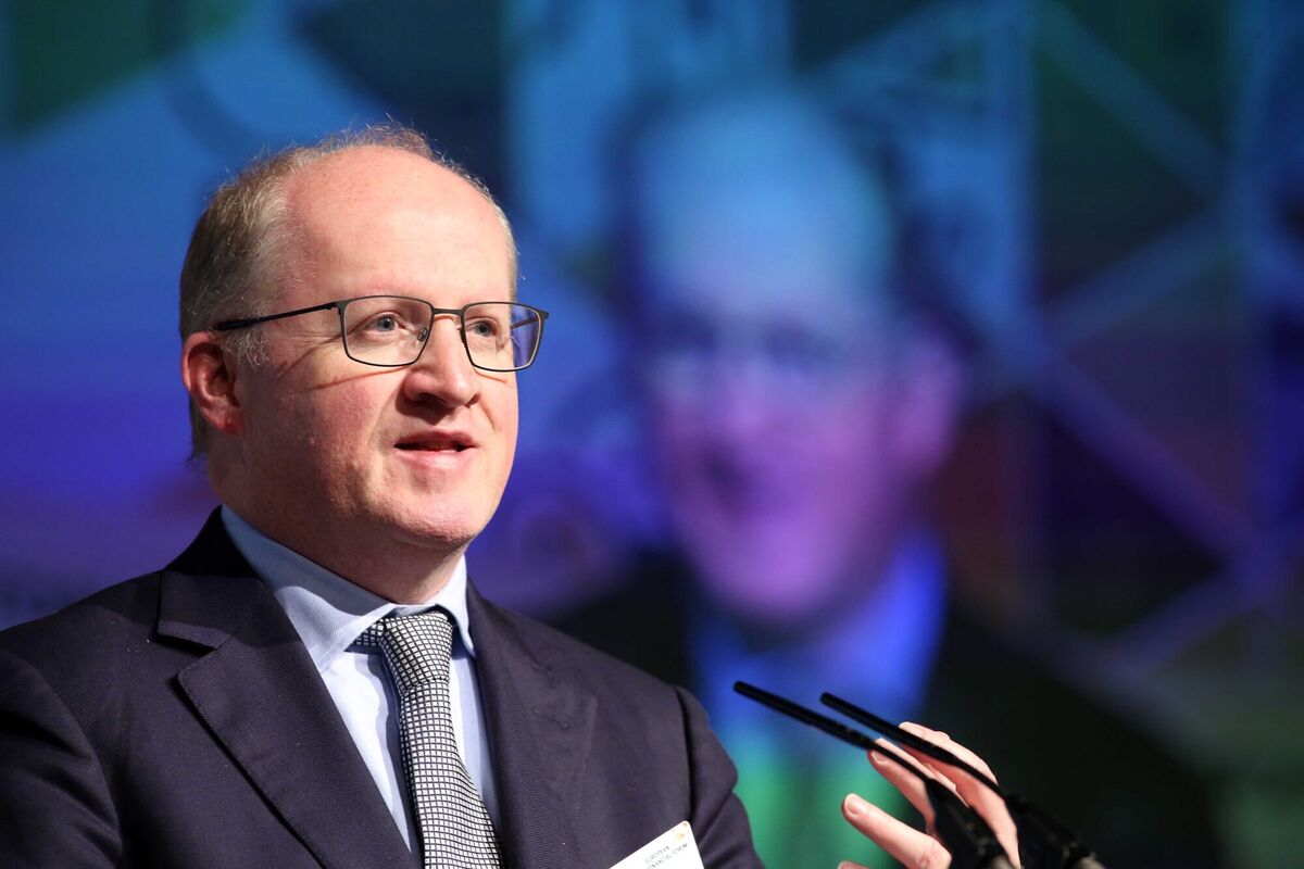 Philip Lane speaking at the FT European Financial Forum in the Print Works, Dublin Castle, in 2019. Picture: Sam Boal/RollingNews.ie