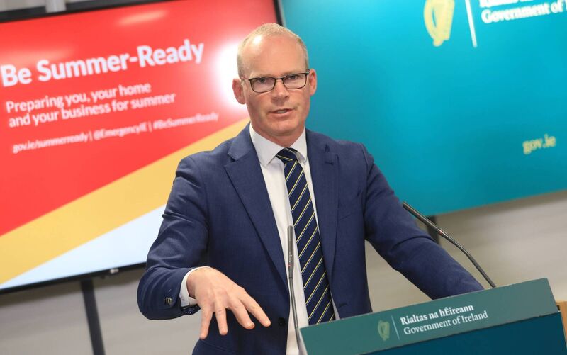 Defence Minister Simon Coveney.