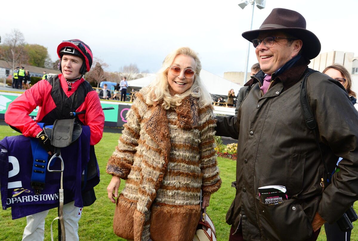 Mustasarref and Colin Keane win the Leopardstown Handicap for owner Eleanora Kennedy and trainer Ger Lyons at Leopardstown. Picture: Healy Racing