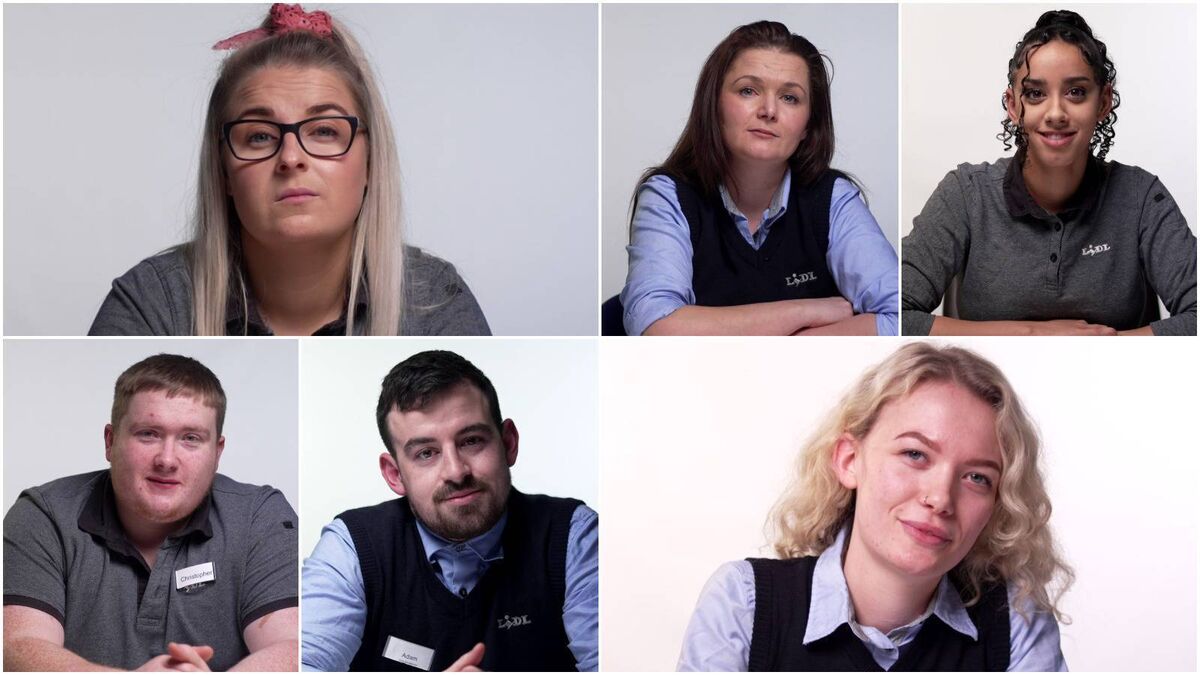 Secrets from the Middle Aisle with: (clockwise from top left) Shannen O'Connell, Samantha Ryan, Gemma Dowling, Caoimhe Bracken, Adam Kinsella; and Christopher Ryan