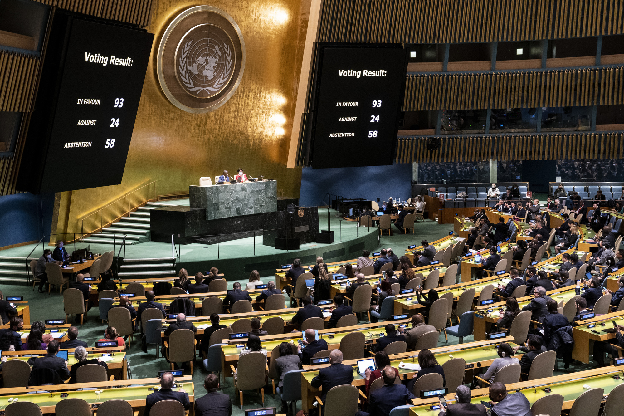 United Nations suspends Russia from human rights body over Ukraine invasion