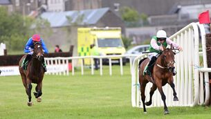 <p>Beret Rouge, seen here winning at  Listowel last June, has strong claims at Ballinrobe.  	Picture: Healy Racing</p>