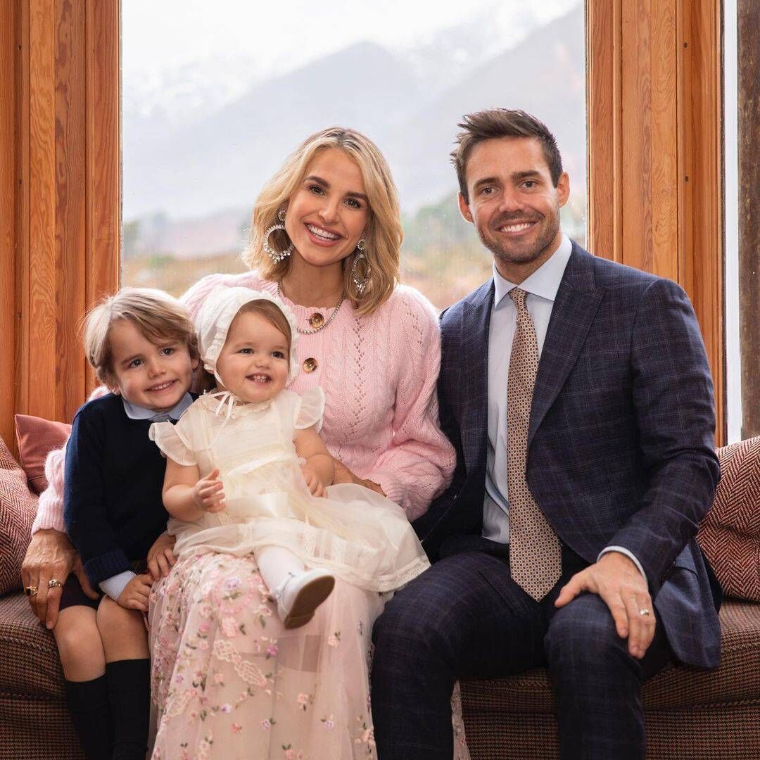 Vogue with husband Spencer and children Theodore and Gigi Picture: @voguewilliams / Instagram 