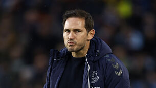<p>Everton manager Frank Lampard is not concerned about his future (Richard Sellers/PA)</p>