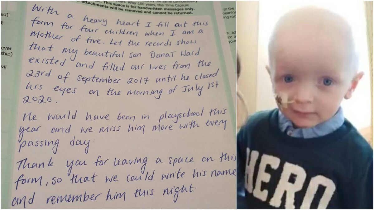 Danai's mum Kay Ward describes her baby boy.