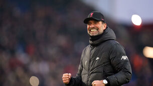 <p>Liverpool manager Jurgen Klopp is surprised how well his side improved to match Manchester City over four years (Adam Davy/PA)</p>