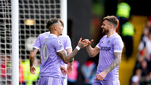 Raphinha scored Leeds opener (John Walton/PA)