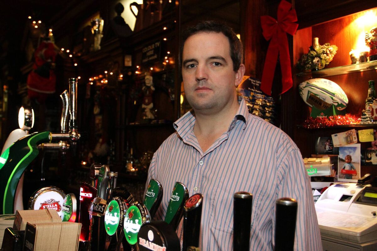 Ronan Lynch of The Swan Bar said most people have not fully returned to offices which means that for most of the week pubs like his are doing little business. Picture: Nick Bradshaw.