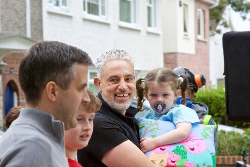 Baz Ashmawy with the Costello family