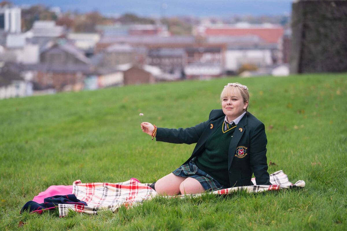 Despite fans fears, Nicola Coughlan is front and centre in the opening episode of season three of Derry Girls. 