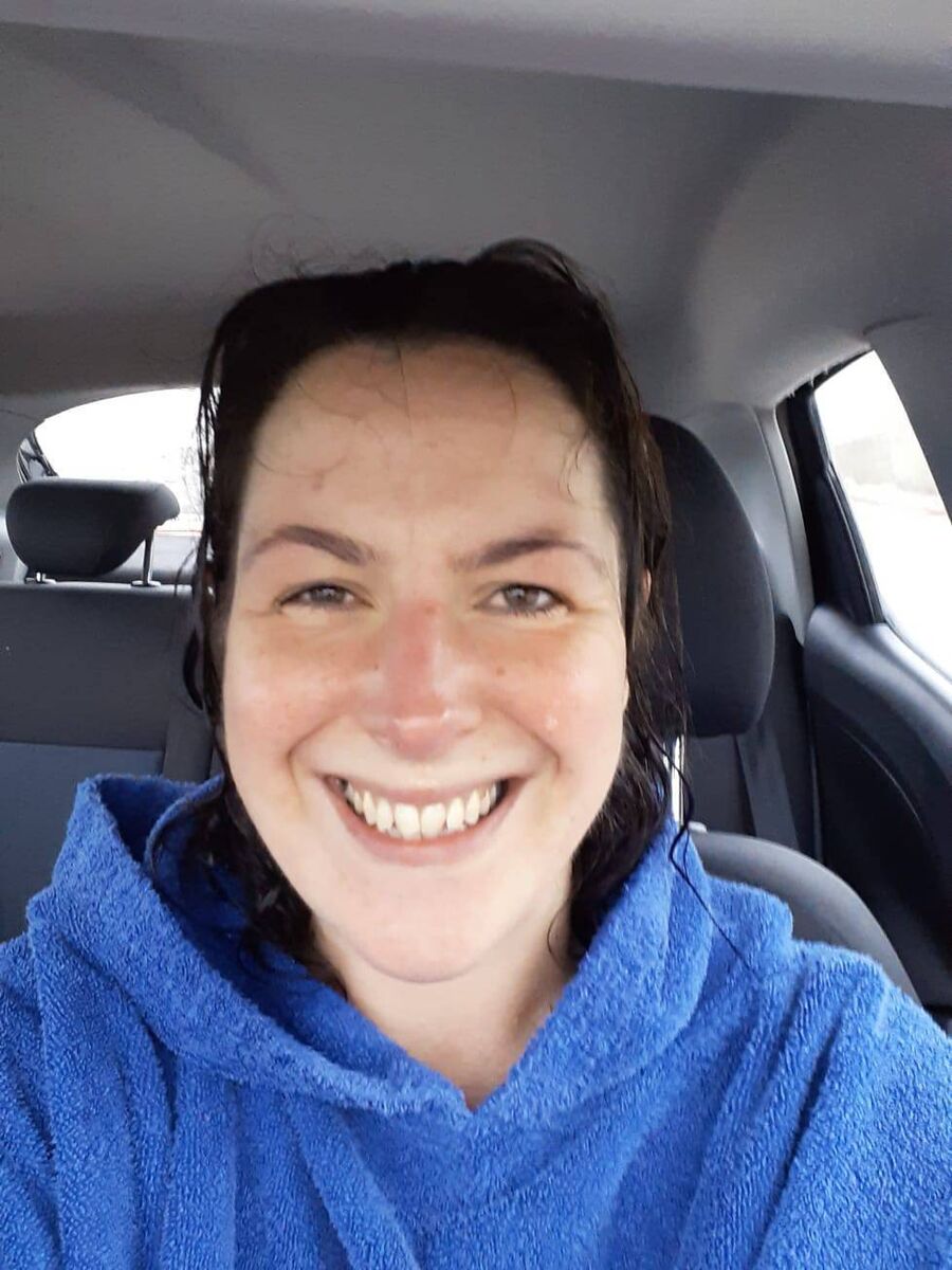 Ciara McDonnell is a committed cold water dipper. 