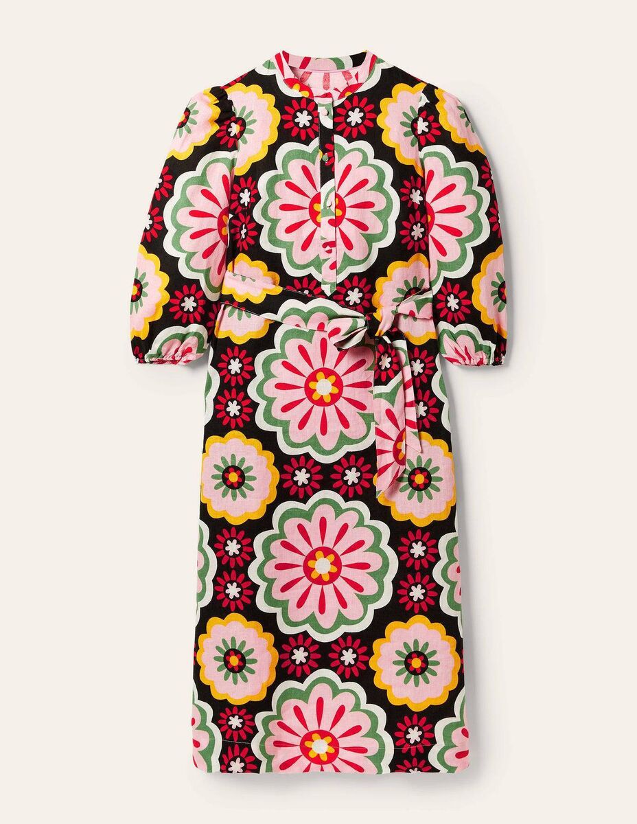 Linen midi shirt dress, Boden, €165