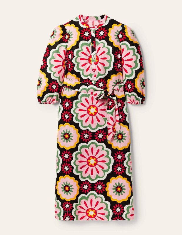 Linen midi shirt dress, Boden, €165 Linen midi shirt dress, Boden, €165