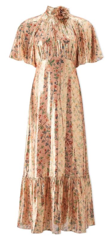 ‘Margot’ silk lurex apple blossom print maxi dress, L.K.Bennett, €675 ‘Margot’ silk lurex apple blossom print maxi dress, L.K.Bennett, €675