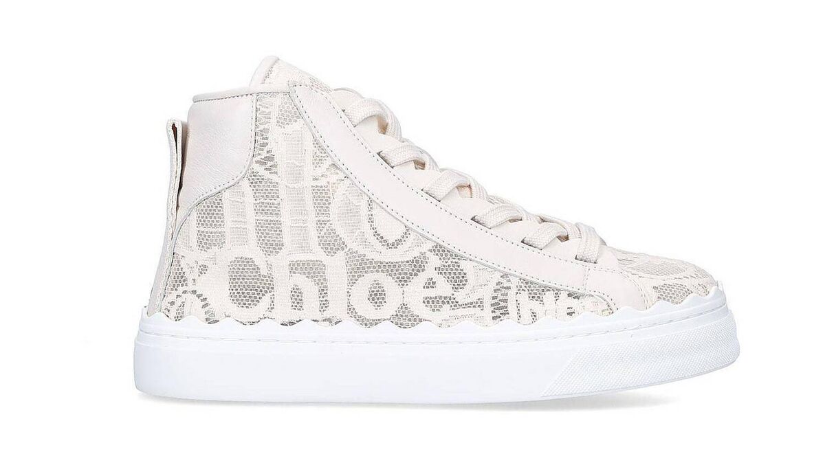 High Top Lace Trainers, €450, Chloé at Brown Thomas High Top Lace Trainers, €450, Chloé at Brown Thomas
