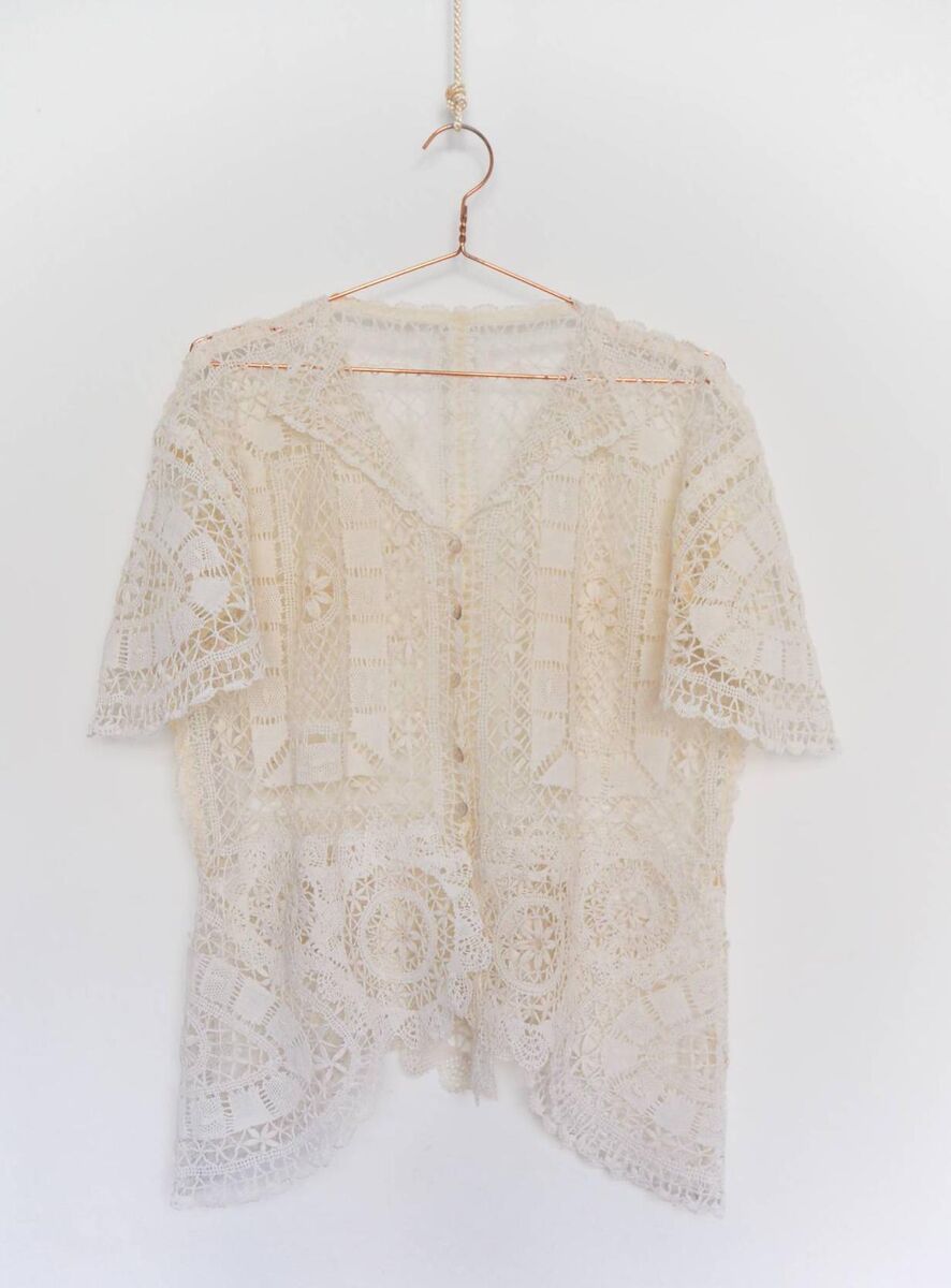 Lace Doily Blouse, €200, Laoise Carey Studio Lace Doily Blouse, €200, Laoise Carey Studio