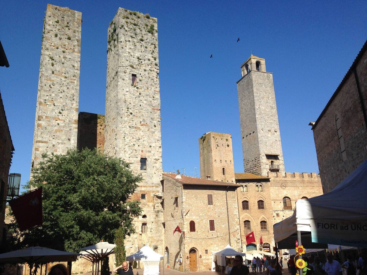 Tower Houses of San Gimignano in Tuscany 