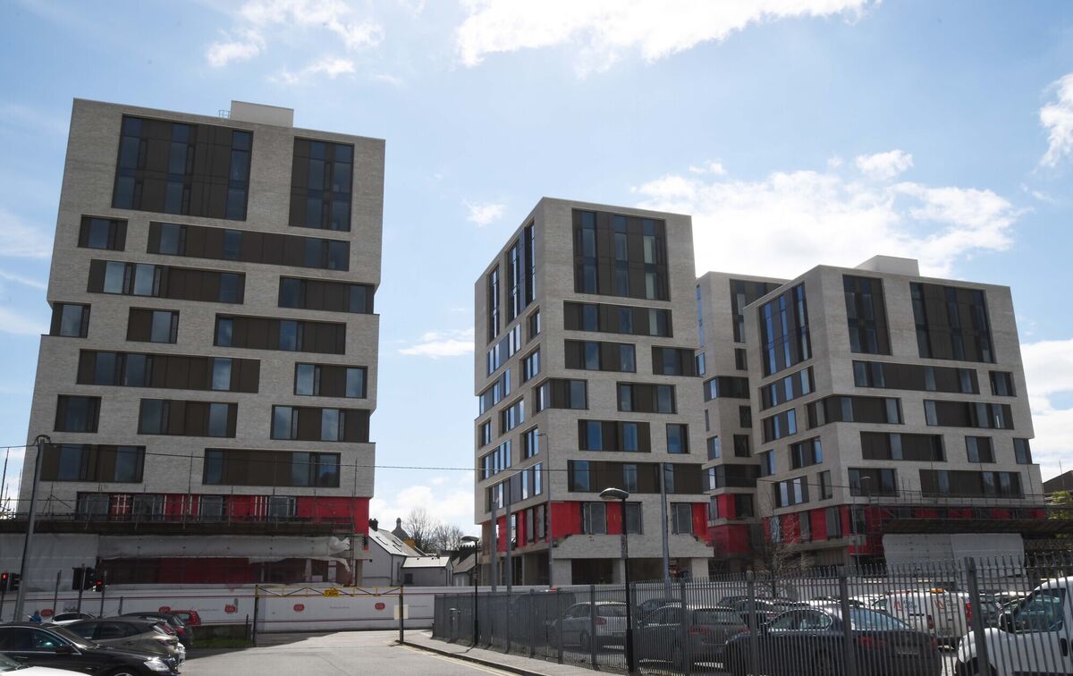 Crow's Nest student accommodation towers Picture: Denis Minihane