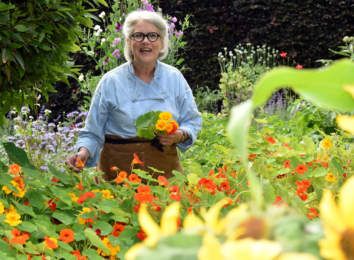 A GOOD EGG: Darina Allen in her garden at Ballymaloe.
