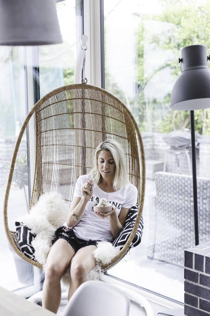 EGG CHAIR: Food influencer Cliona O'Connor.