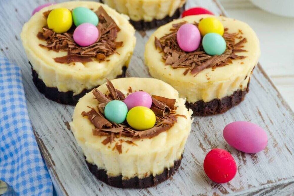 Chocolate orange mini cheesecakes
