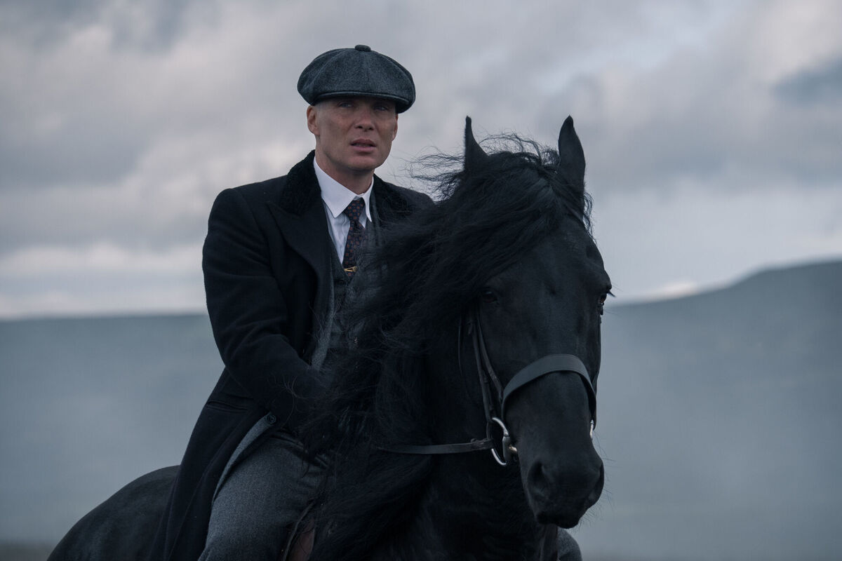 Cillian Murphy as Tommy Shelby in Peaky Blinders. He said the show was 'like being in a really violent boarding school'