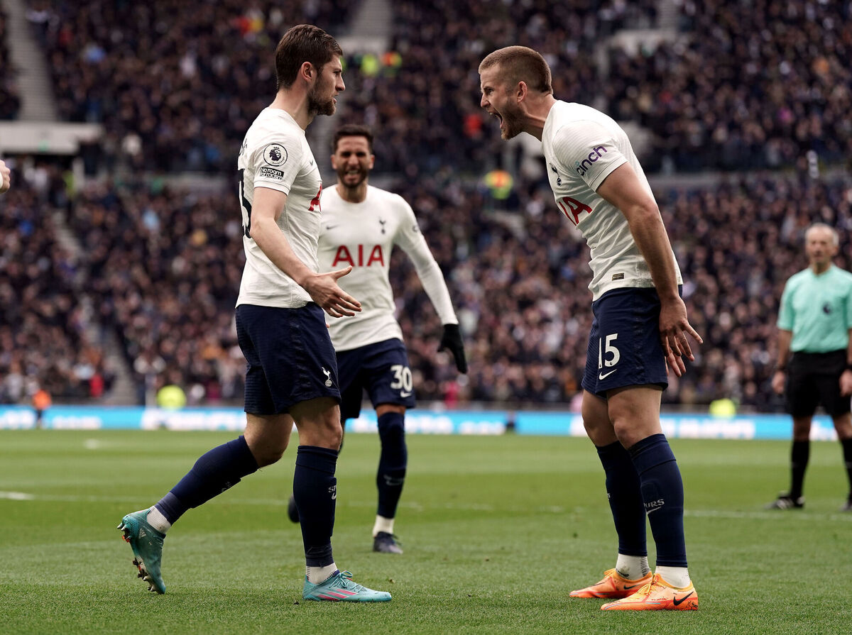 Roaring back: Eric Dier (right) has been a key cog in the Antonio Conte revolution at Spurs. Photo: Nick Potts/PA Wire.