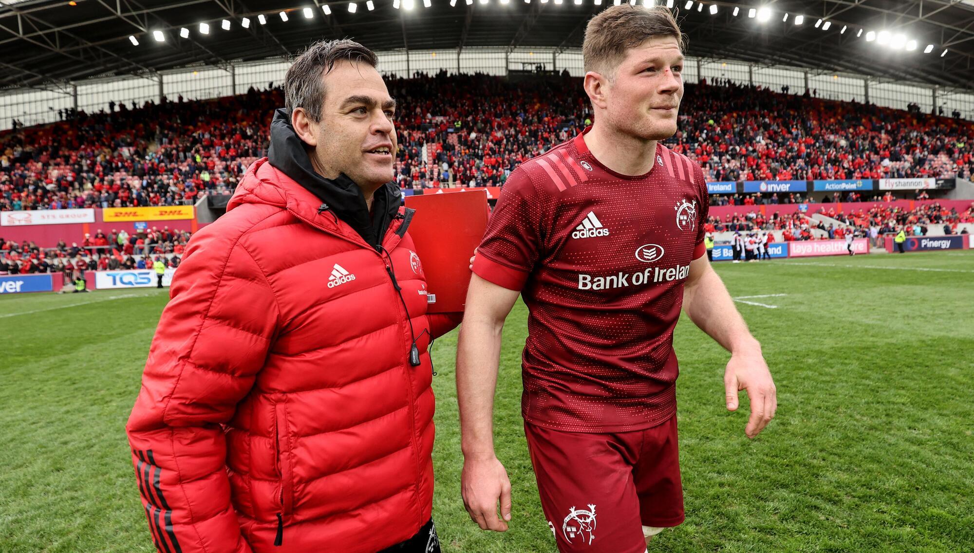 Van Graan: I told Joey Carbery 'you're a special player, lead us through today'
