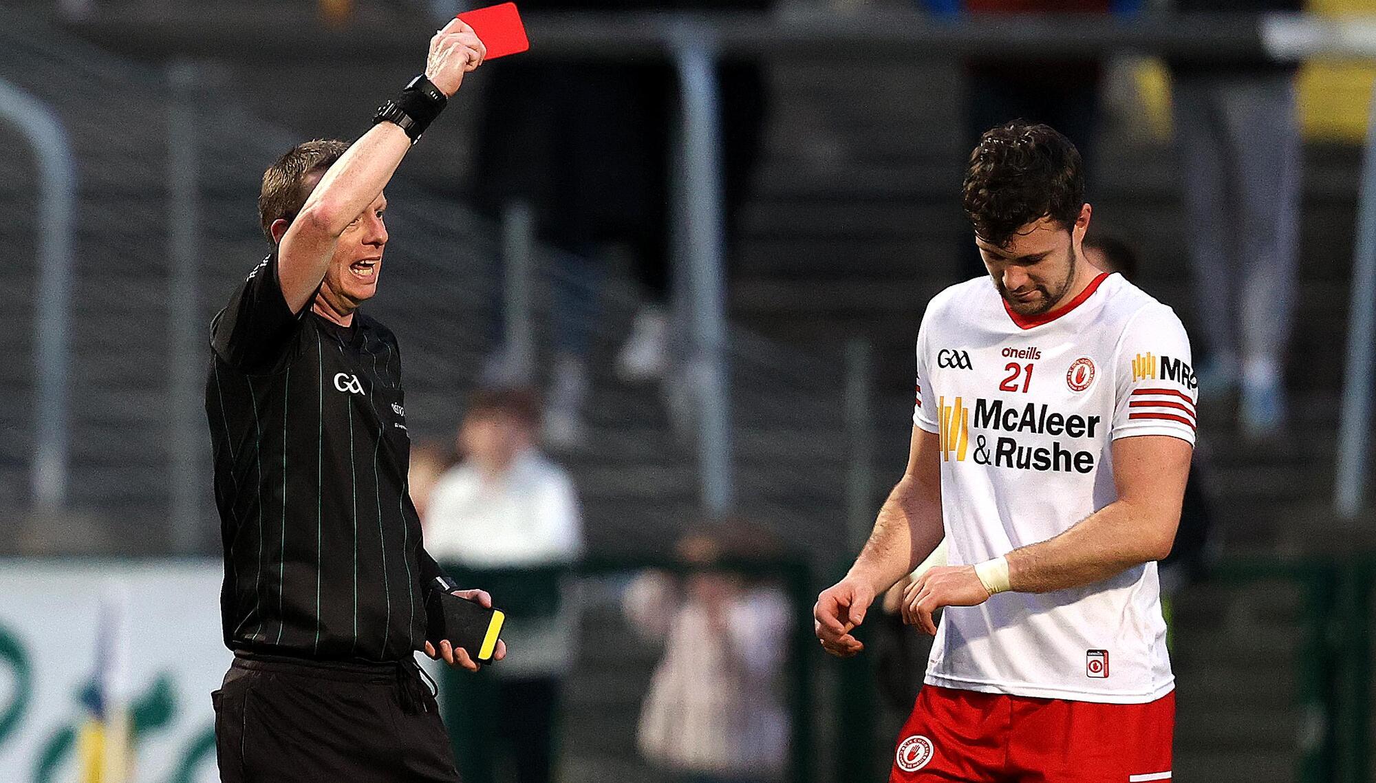 Tyrone plan to appeal Conor McKenna red card