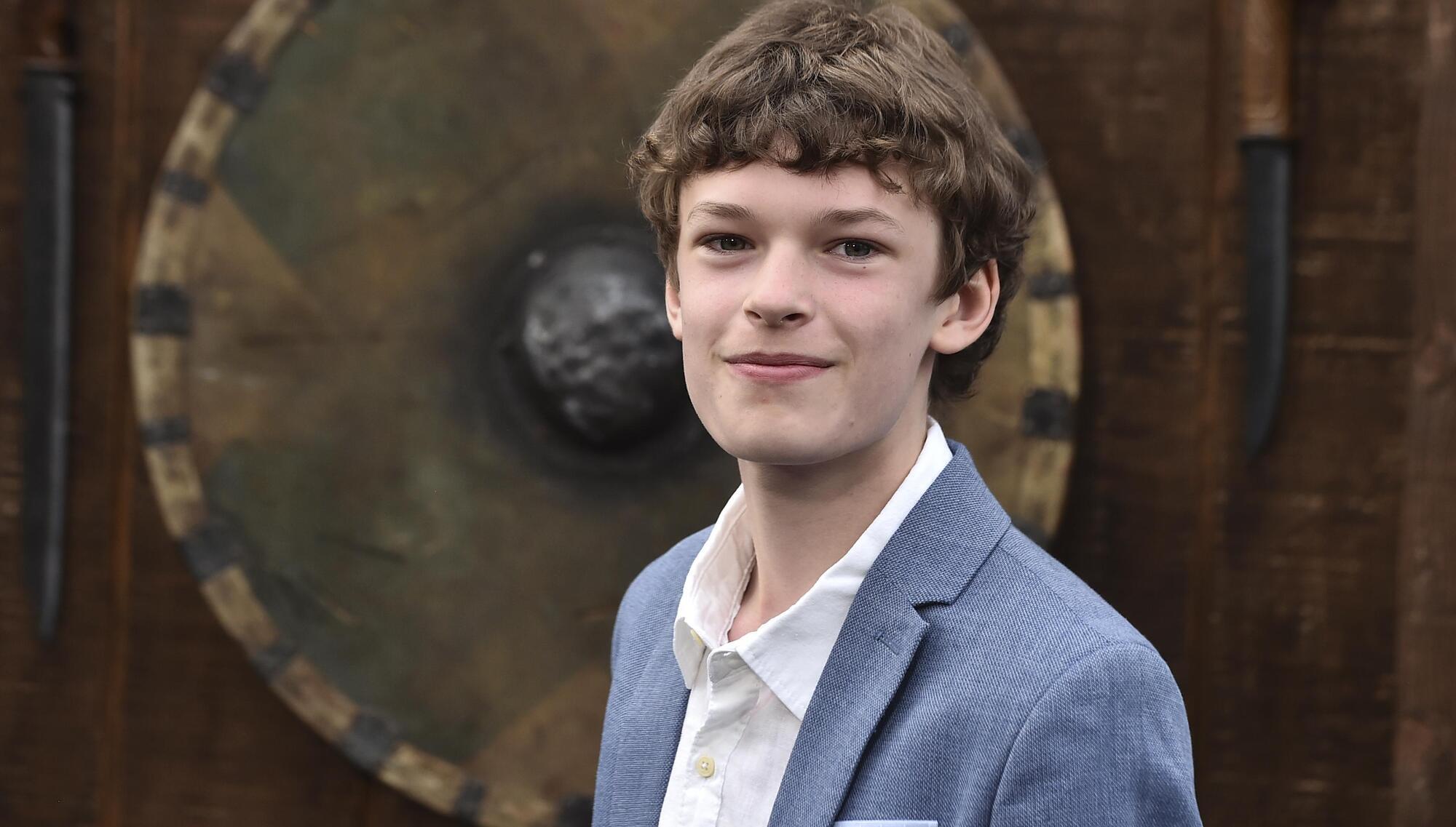 Young star of The Northman says many of his classmates unaware he is an actor