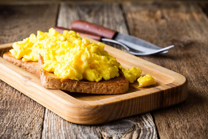 Perfect scrambled eggs