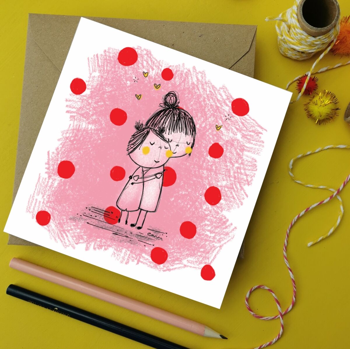 Heartwarming greeting cards from Yellow Deer Designs