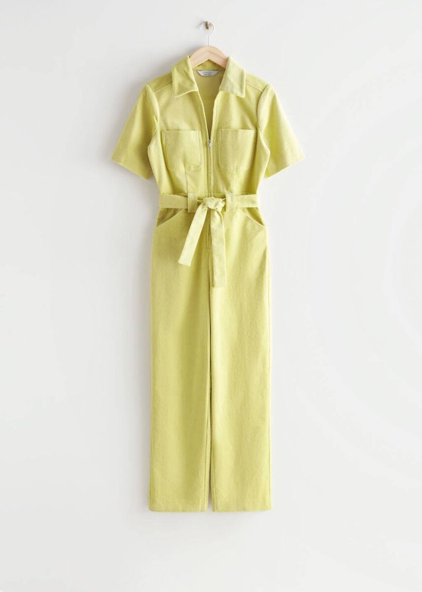 Belted short-sleeve jumpsuit, &amp; Other Stories, €99